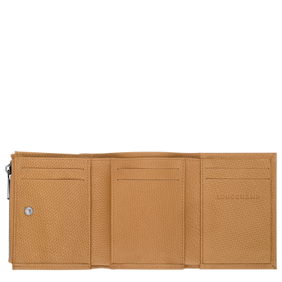 Le Roseau Brieftasche im Kompaktformat, Walnuss