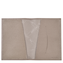 Le Foulonné Passport cover , Turtledove - Leather