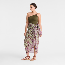 The Bucolic Escapade Stole , Artichoke - Cotton