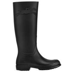 Cheval Longchamp Flat boots , Black - PVC