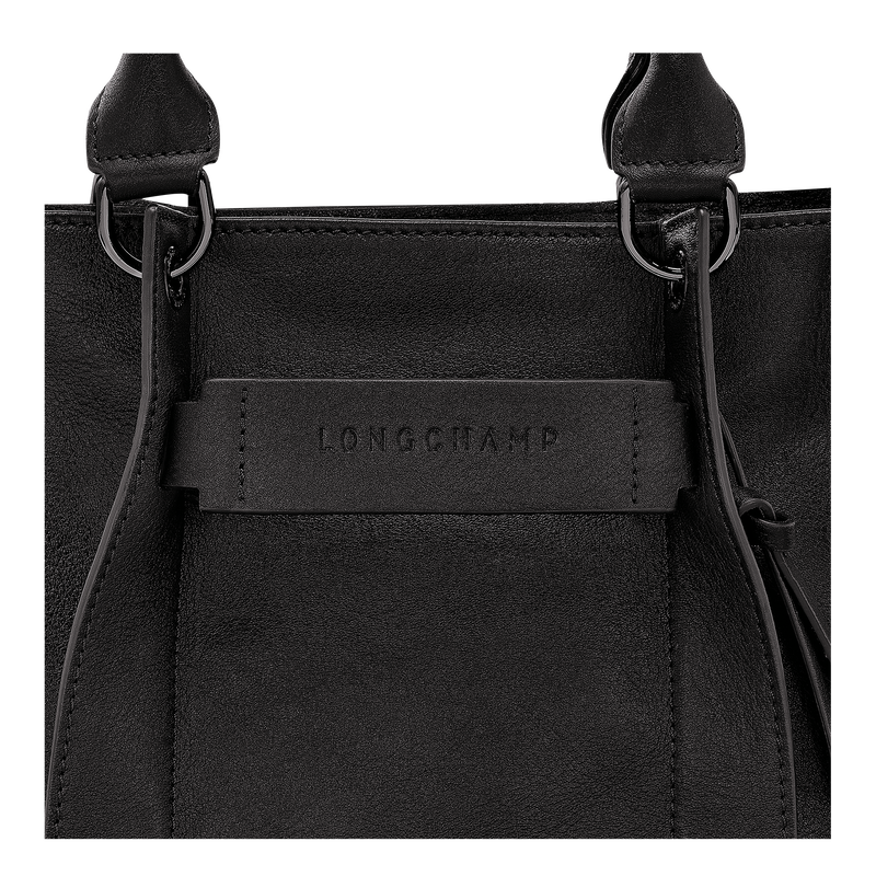 Longchamp 3D S Handbag , Black - Leather  - View 6 of 6