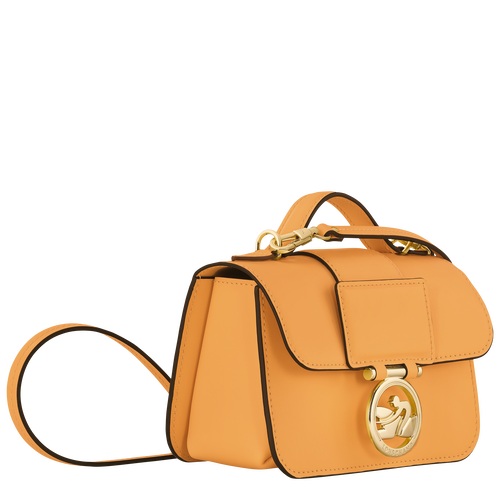 Sac bandoulière XS Box-Trot , Cuir - Abricot - Vue 3 de 5