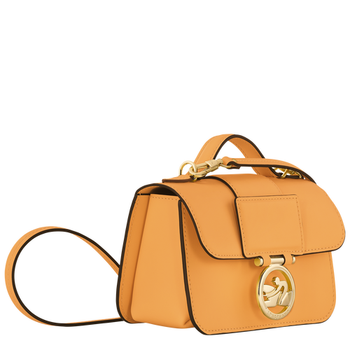 Box-Trot XS Crossbody bag , Apricot - Leather - View 3 of  5