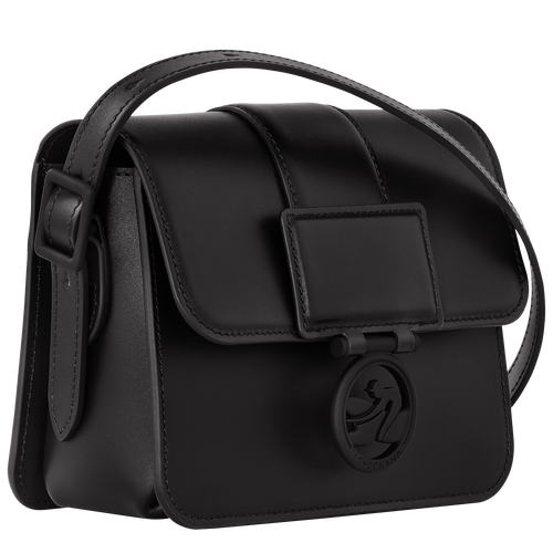 Sac bandoulière S Box-Trot , Cuir - Noir - Vue 3 de 5