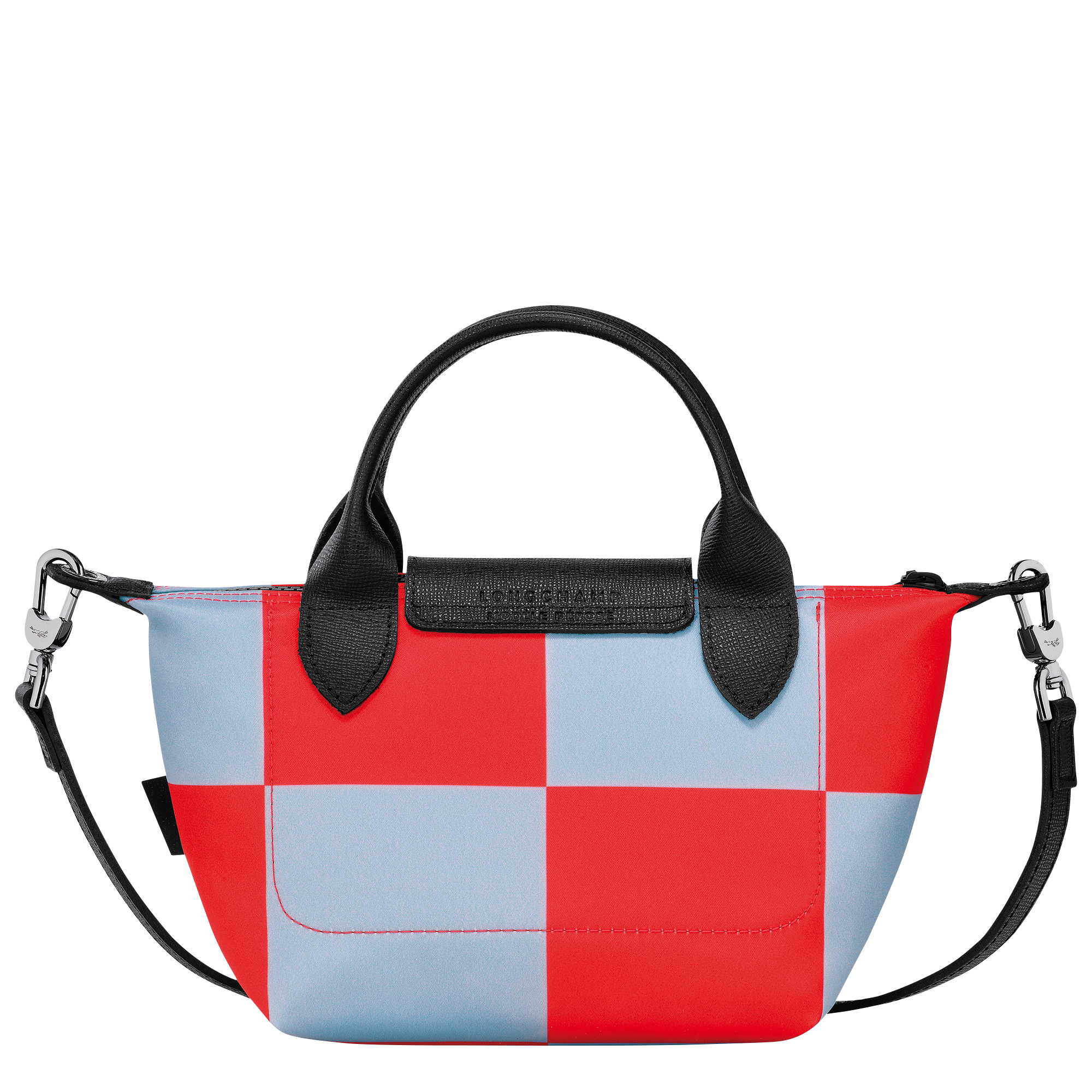 Le Pliage Collection XS Handbag Sky Blue/Red - Canvas (L1500HDCH90)