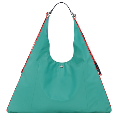 Re-Play Shoulder bag XL, Thunderstorm/Turquoise