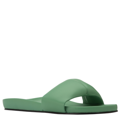 Roseau Mules , Mint - Leather