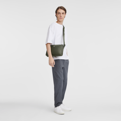 Le Foulonné Crossbodytas M, Kaki