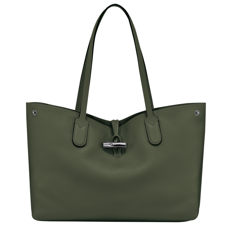 Roseau Essential L Tote bag , Khaki - Leather  - View 1 of  5