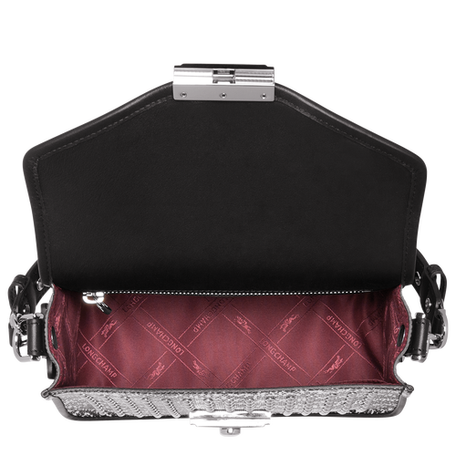 Schultertasche, Schwarz/Weiss View 4 of Schultertasche, Schwarz/Weiss, hi-res