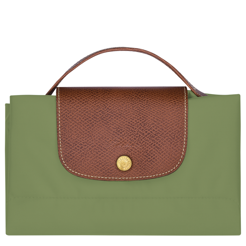 Le Pliage 原創系列 公事包 S , 苔蘚綠色 - 再生帆布  - 查看 5 5