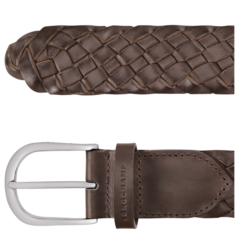 Ceinture homme , Cuir - Moka  - Vue 3 de 3