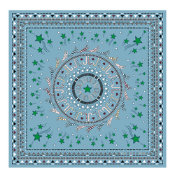 シルクスカーフ 50X50cm