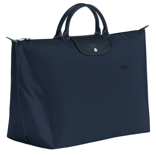 Le Pliage Green S Travel bag , Navy - Recycled canvas - View 3 of 5