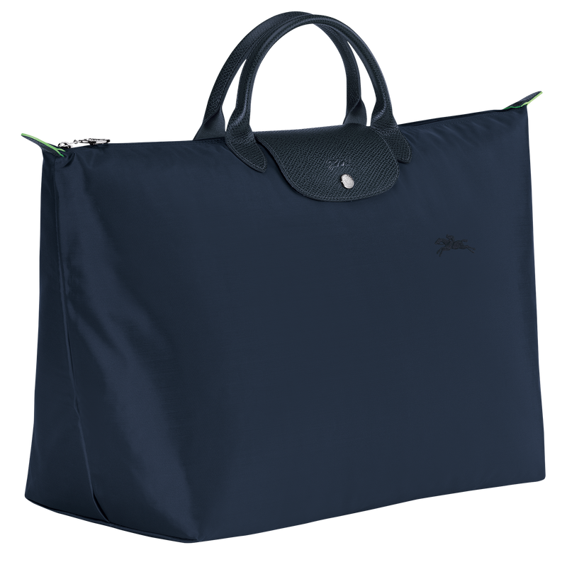 Le Pliage Green S Travel bag , Navy - Recycled canvas  - View 3 of 5