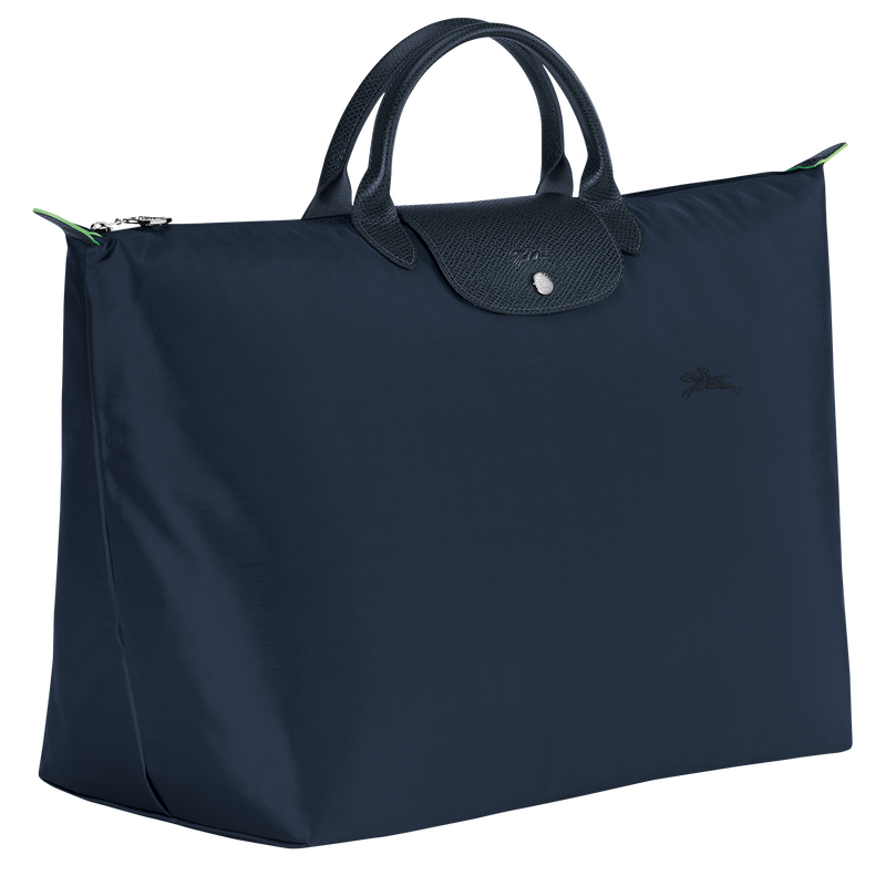 Le Pliage Green S Travel bag , Navy - Recycled canvas  - View 3 of  5