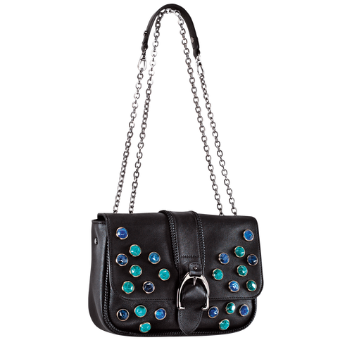 Sac porté épaule, 001 Noir Sac porté épaule, 001 Noir, hi-res