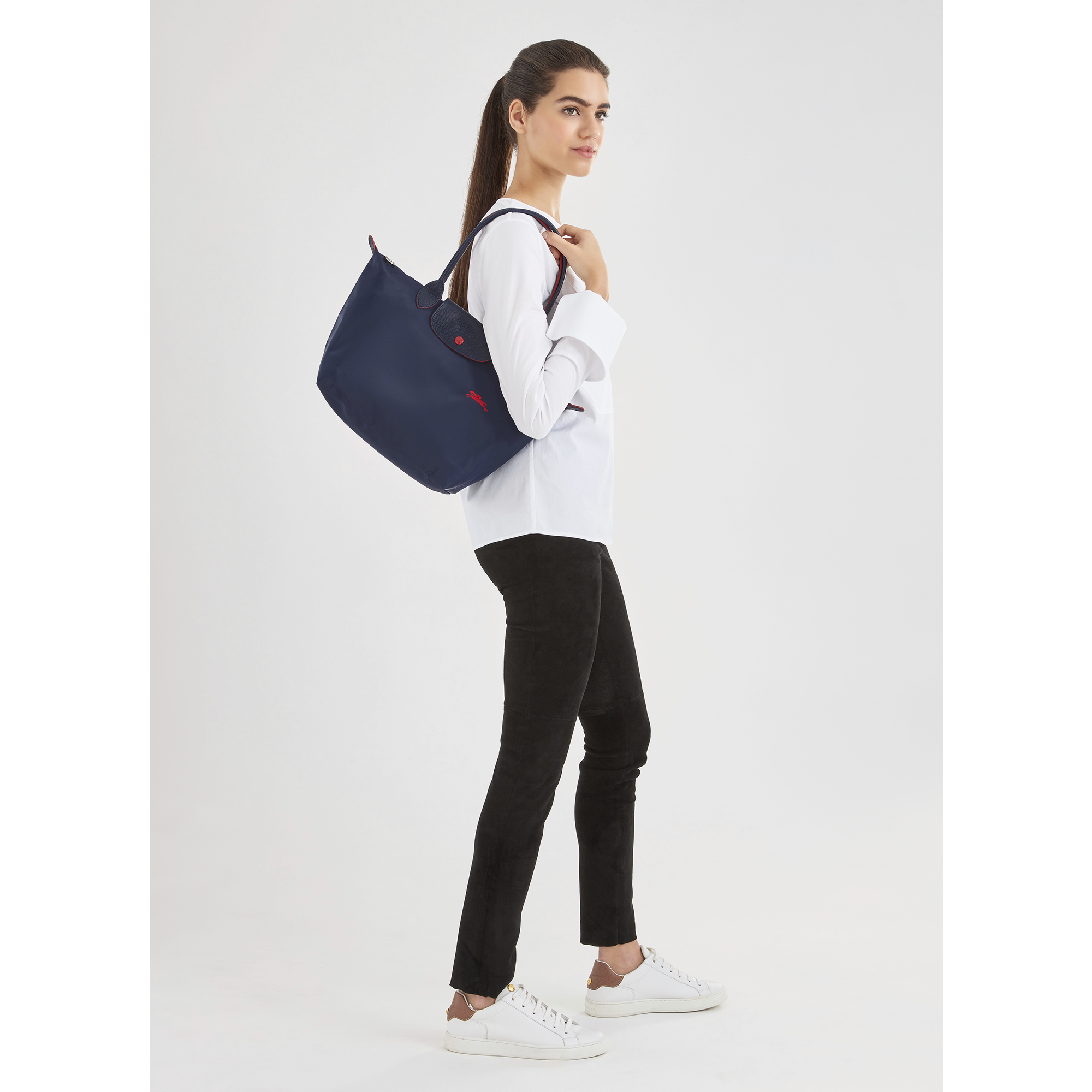 Sac longchamp bleu shop marine et rouge