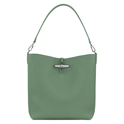 Le Roseau Bolso Hobo M , Cuero - Orégano