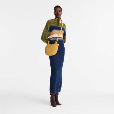 Le Foulonné Crossbodytas S , Nutmeg - Leder