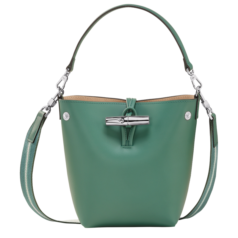 Le Roseau XS Bucket bag , Sage - Leather  - View 1 of  5