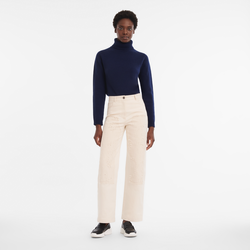 Pantalon , Gabardine - Ecru