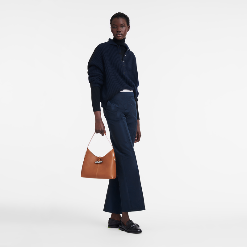 M Shopper M Le Roseau Leder - Cognac | Longchamp DE
