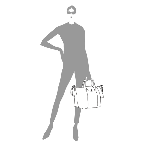 Sac porté main M Le Pliage Cuir Noir (L1515757001) | Longchamp FR Sac porté main M Le Pliage Cuir Noir (L1515757001) | Longchamp FR