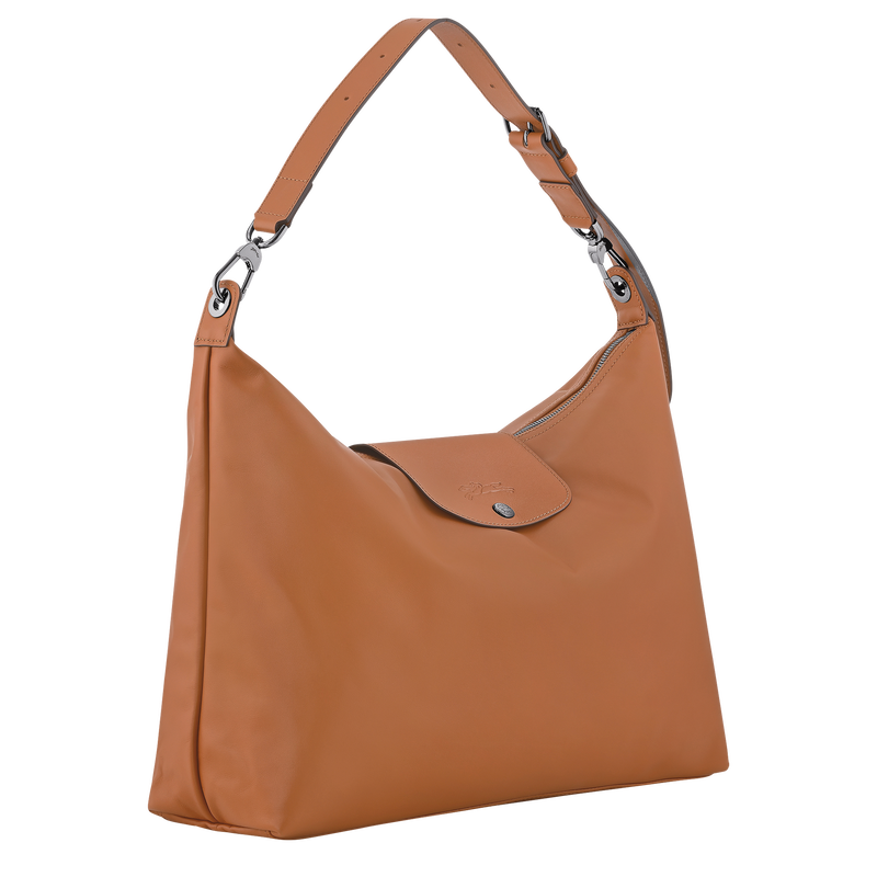 Le Pliage Xtra XL Hobo bag , Cashew - Leather  - View 1 of  4