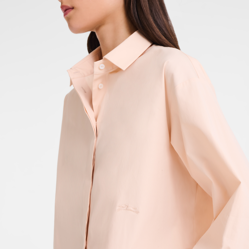 襯衫 , 奶油色 - 府綢  - 查看 5 5