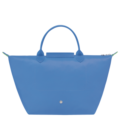 Le Pliage Green Handtasche M, Kornblumenblau