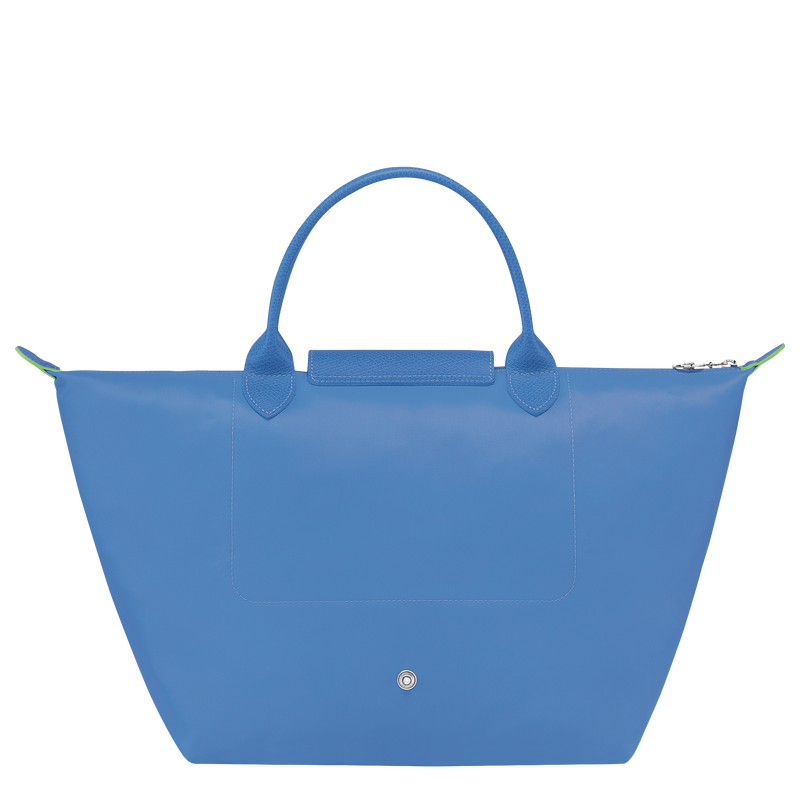 Handtasche M Le Pliage Green , Recyceltes Canvas - Kornblumenblau  - Ansicht 4 von 5