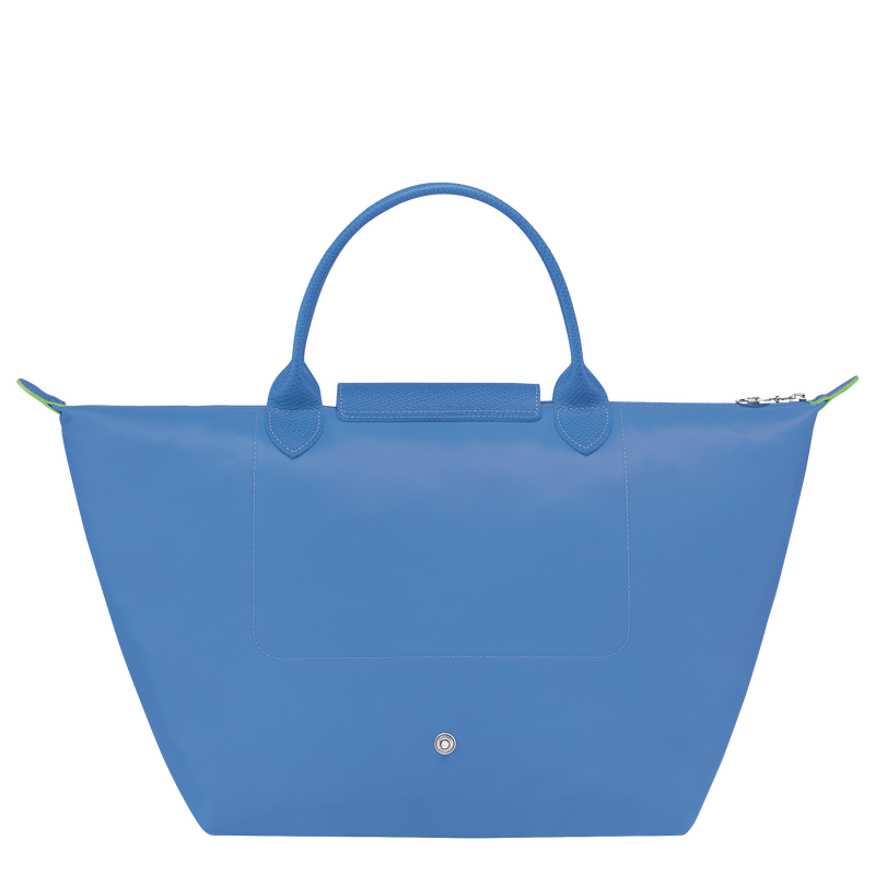 Handtasche M Le Pliage Green Recyceltes Canvas - Kornblumenblau 