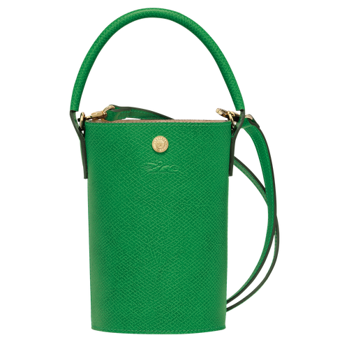 Sac bandoulière XS Épure , Cuir - Vert - Vue 1 de 5