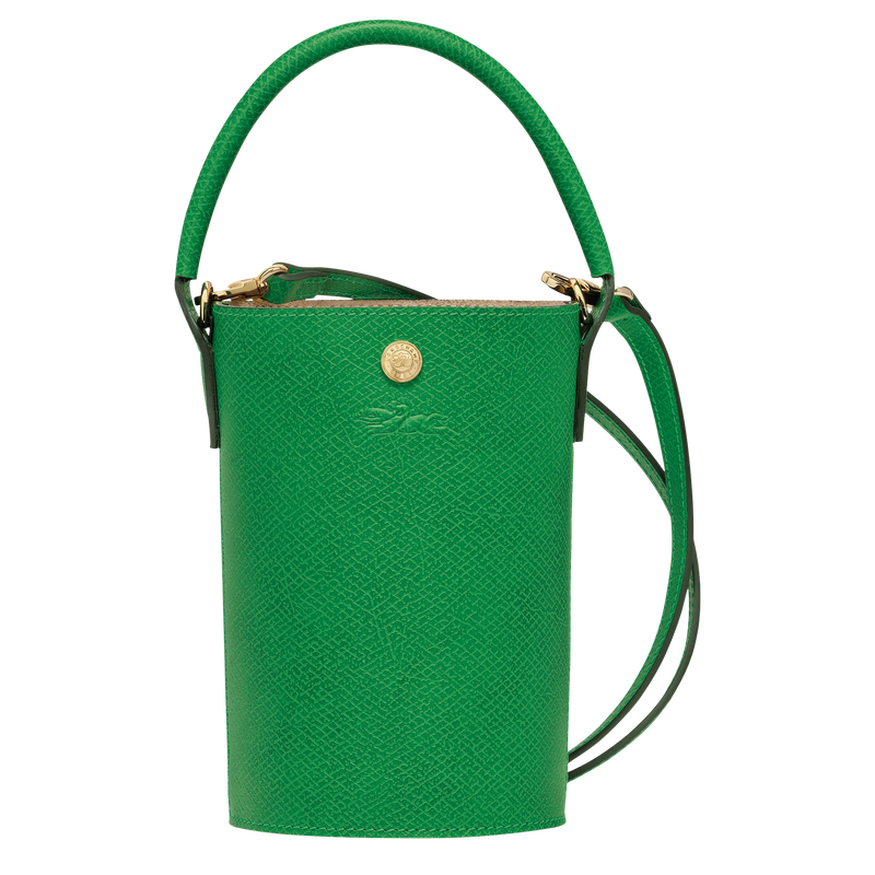 Sac bandoulière XS Épure , Cuir - Vert  - Vue 1 de 5