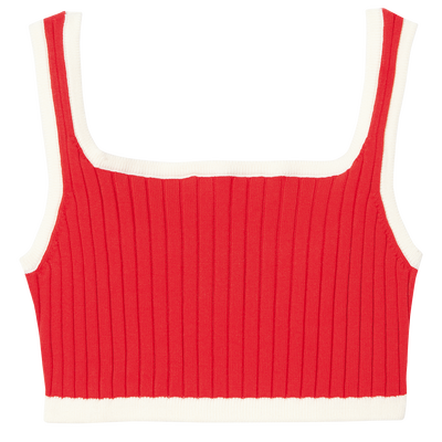 Knitted bra, Orange