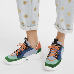 Collection Automne/Hiver 2023 Sneakers, Bleu/Orange
