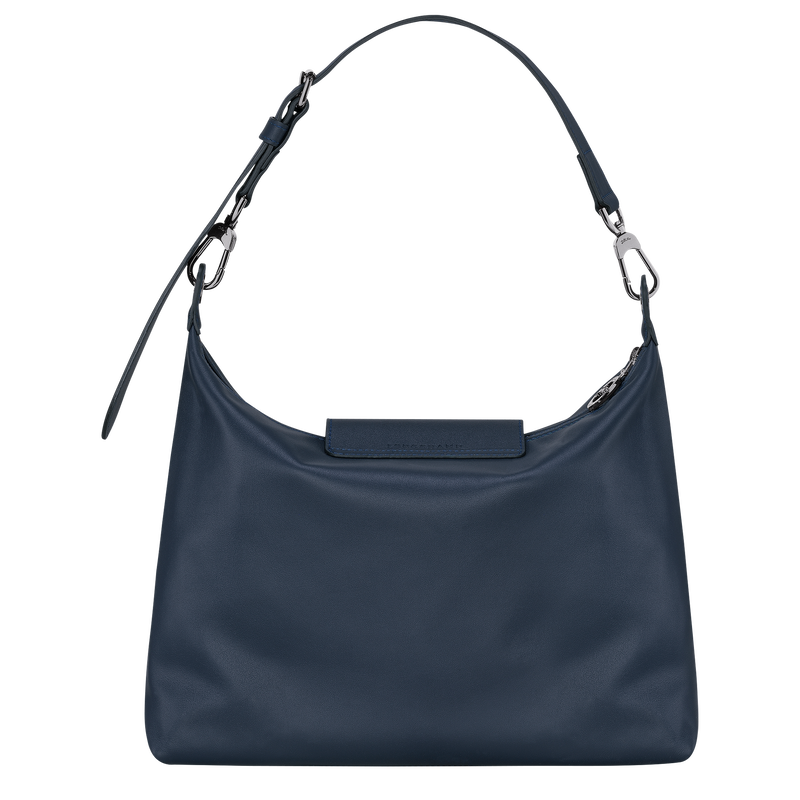 Le Pliage Xtra M Hobo bag , Navy - Leather  - View 4 of  6