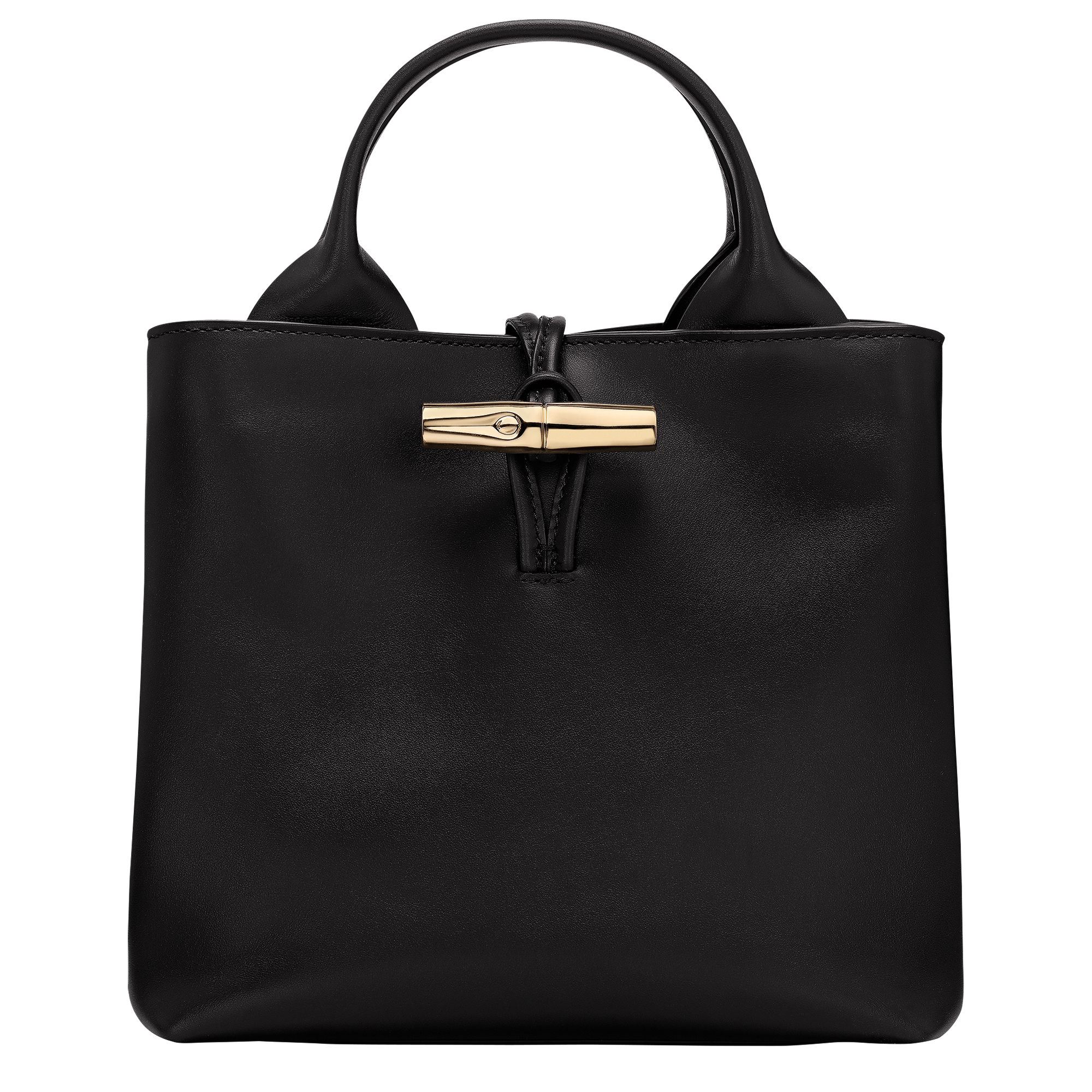 르 로조 탑 핸들백 S, 검정