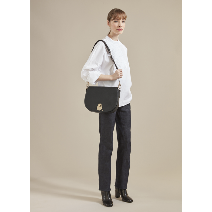 Crossbody bag Cavalcade Black/Ebony (L1396HNA001) Longchamp GB