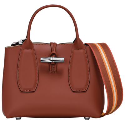 Roseau Handbag S, Mahogany