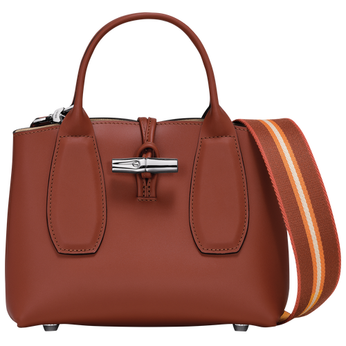 Le Roseau S Handbag , Mahogany - Leather - View 1 of  5