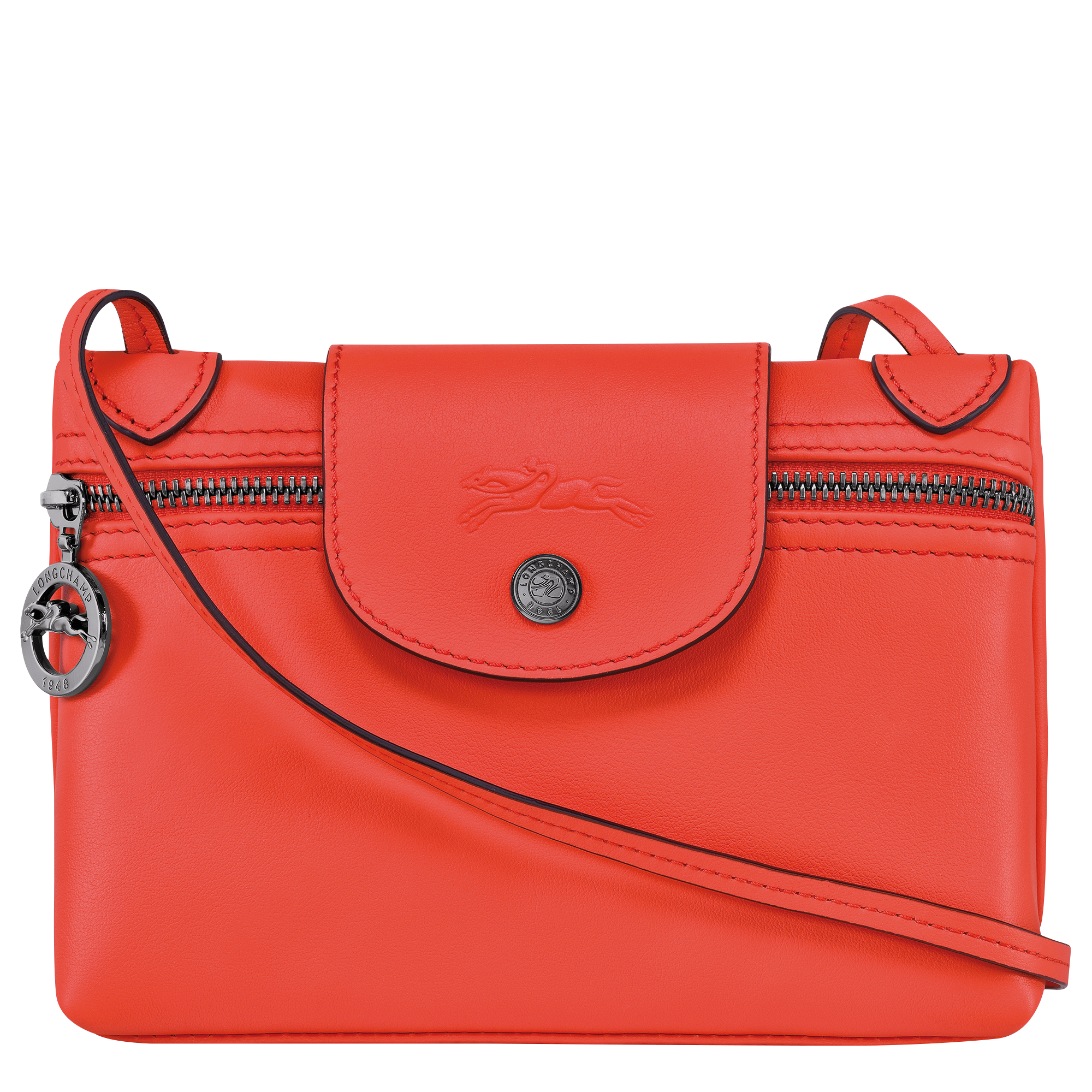 13827 LONGCHAMP Le Pliage Filet XS Crossbody Bag ORANGE