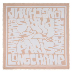 Wavy Summer Stole , Petal Pink - Cashmere