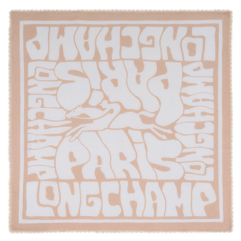 Wavy Summer ストール , ペタル - カシミヤ  - ビュー 1: 2