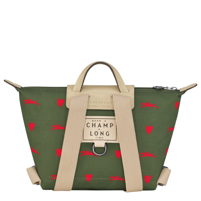 Longchamp x EU Backpack, Khaki