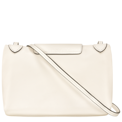 Sac bandoulière XS Le Pliage Xtra , Cuir - Ecru - Vue 4 de 5