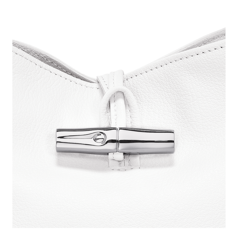 Le Roseau XS Bucket bag , White - Leather  - View 6 of  6