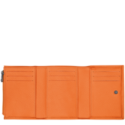 Brieftasche im Kompaktformat Le Roseau Essential , Leder - Orange