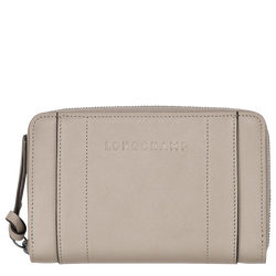 Longchamp 3D Wallet , Clay - Leather